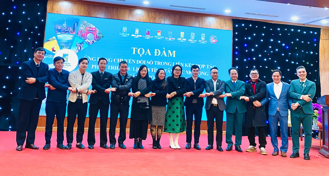 Lai Châu tham dự toạ đàm “ứng dụng chuyển đổi số trong kiên kết hợp tác phát triển du lịch 8 tỉnh Tây Bắc mở rộng và Thành phố Hồ Chí Minh”