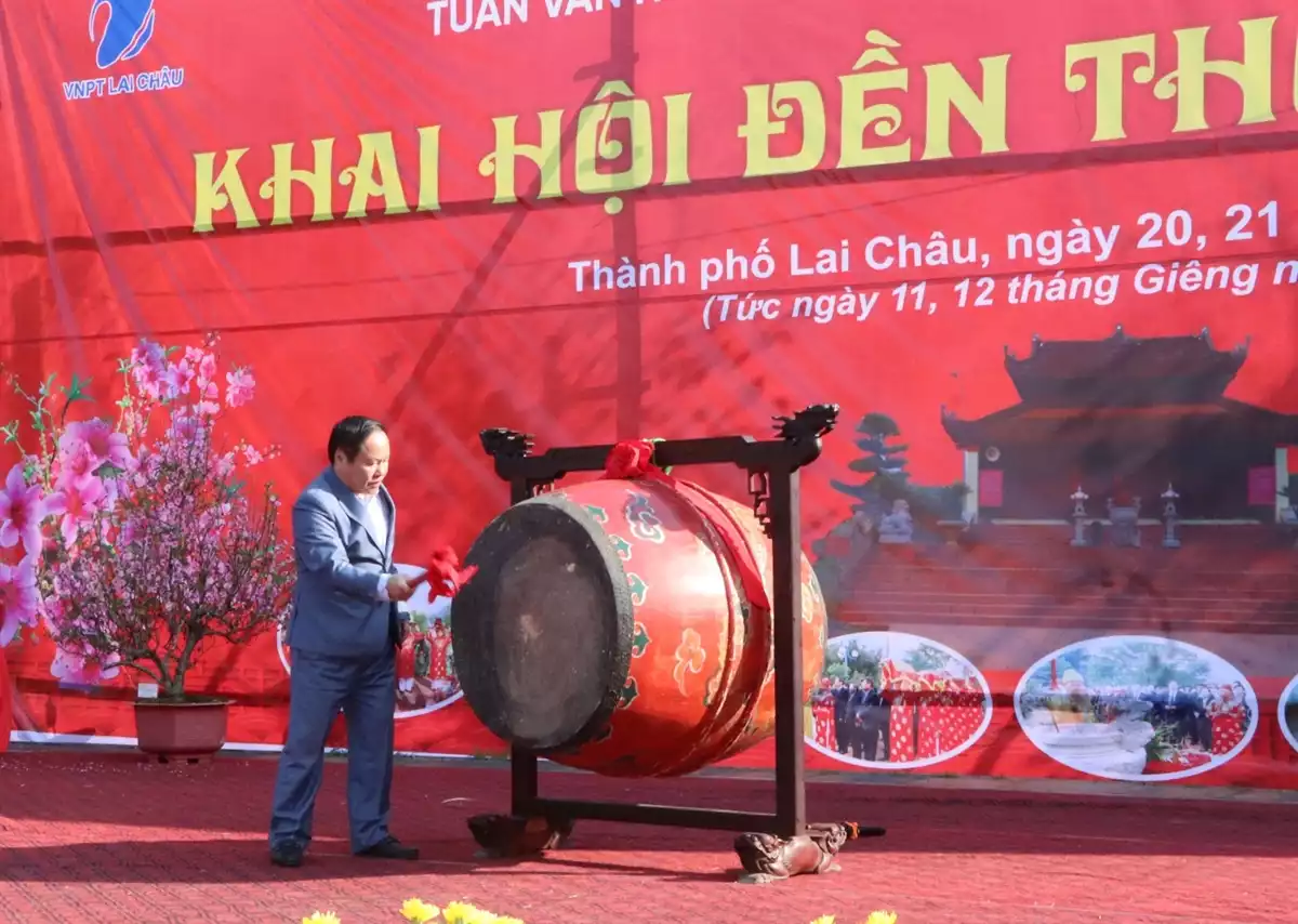 Thành phố Lai Châu: Khai mạc Tuần Văn hóa - Lễ hội và Du lịch Xuân Giáp Thìn năm 2024 gắn với Khai hội Đền thờ Vua Lê Lợi