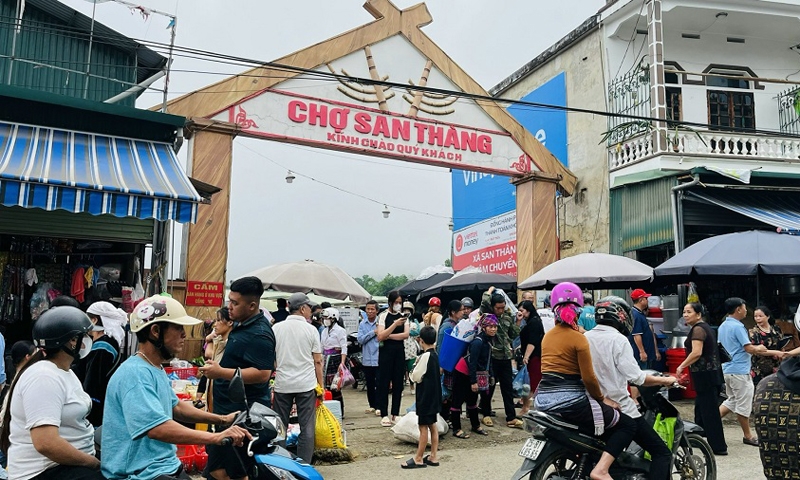 Cuối tuần food tour chợ San Thàng