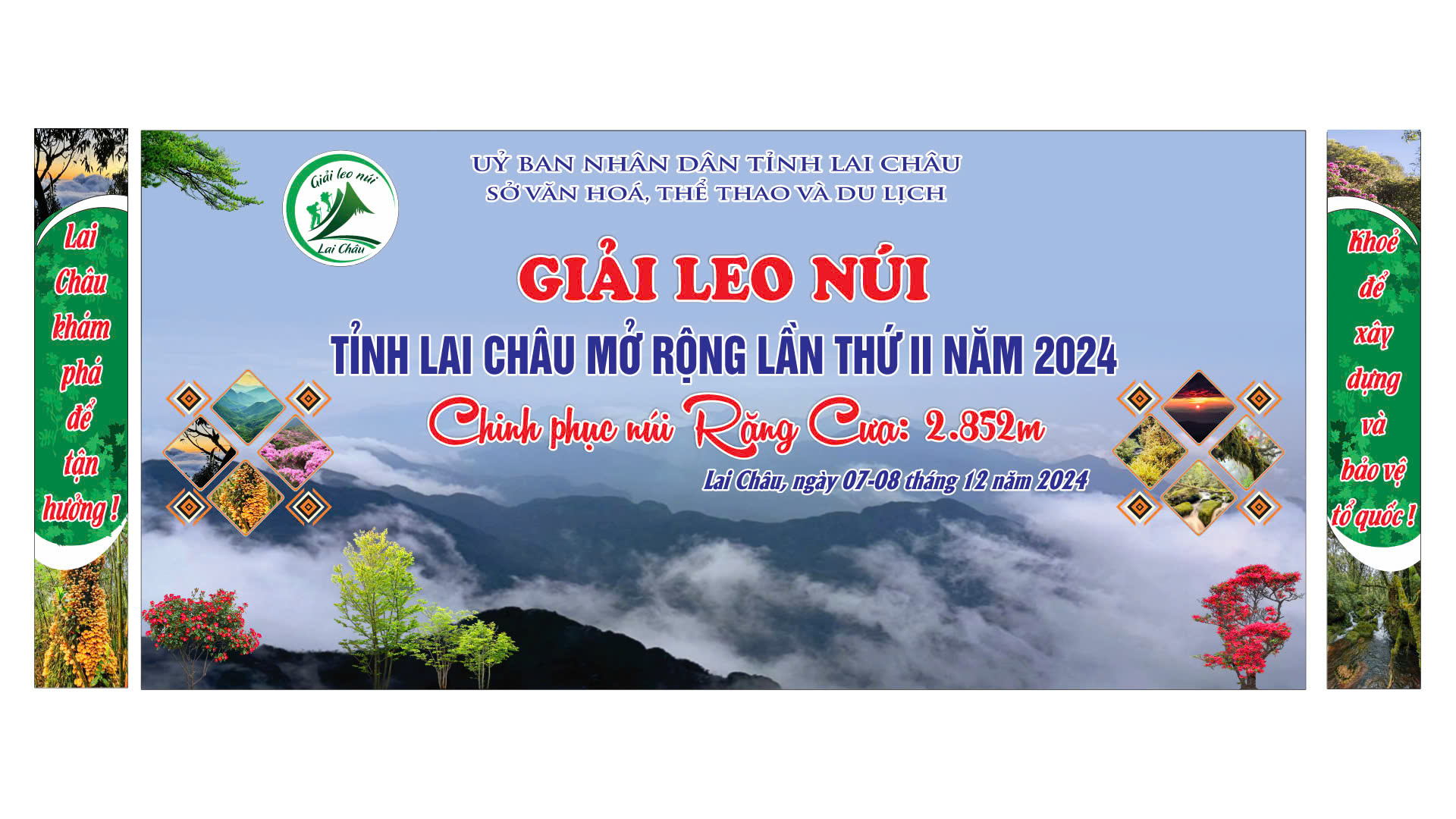 Tất cả đã sẵn sàng cho Giải Leo núi tỉnh Lai Châu mở rộng lần thứ II, năm 2024 – Chinh phục đỉnh Răng Cưa.