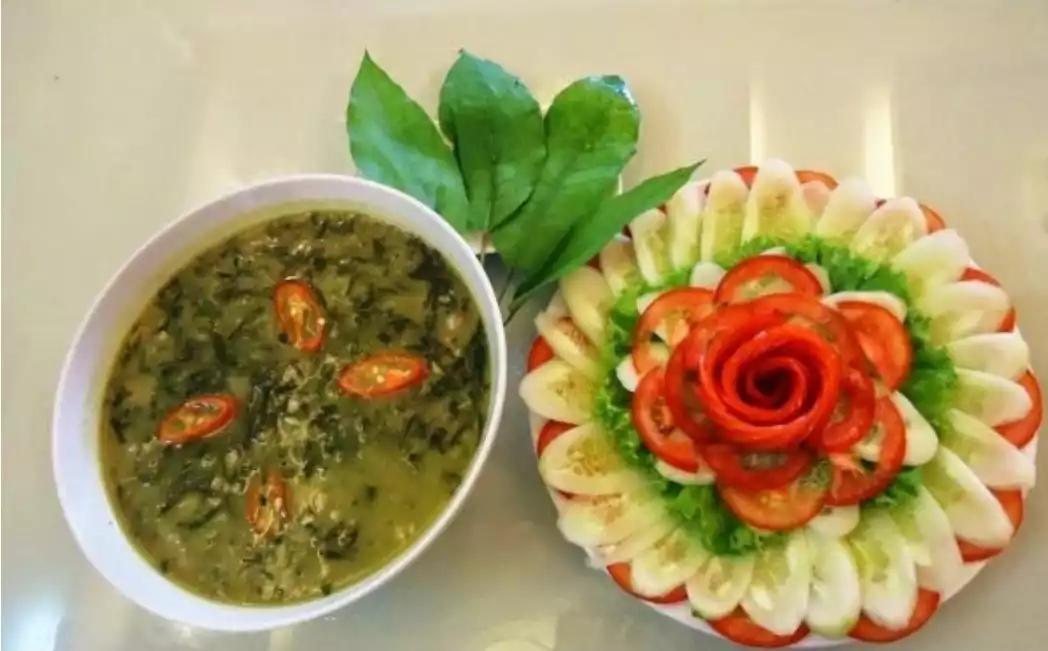 Canh tiết lá đắng - nét độc đáo ẩm thực Lai Châu