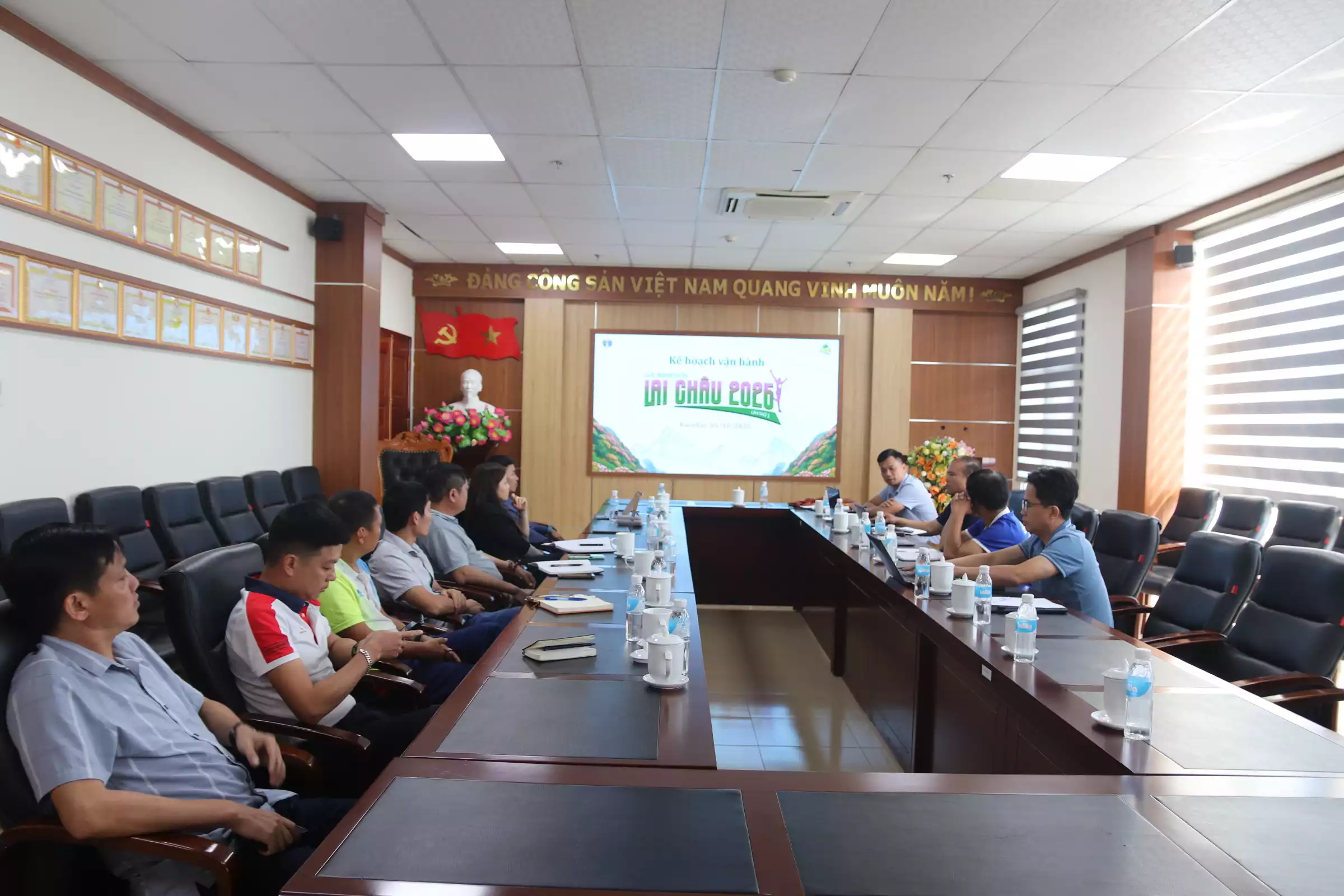Khảo sát cung đường tổ chức Giải Marathon Lai Châu lần thứ II năm 2025 “Lời gọi đại ngàn, bước chân khát vọng”