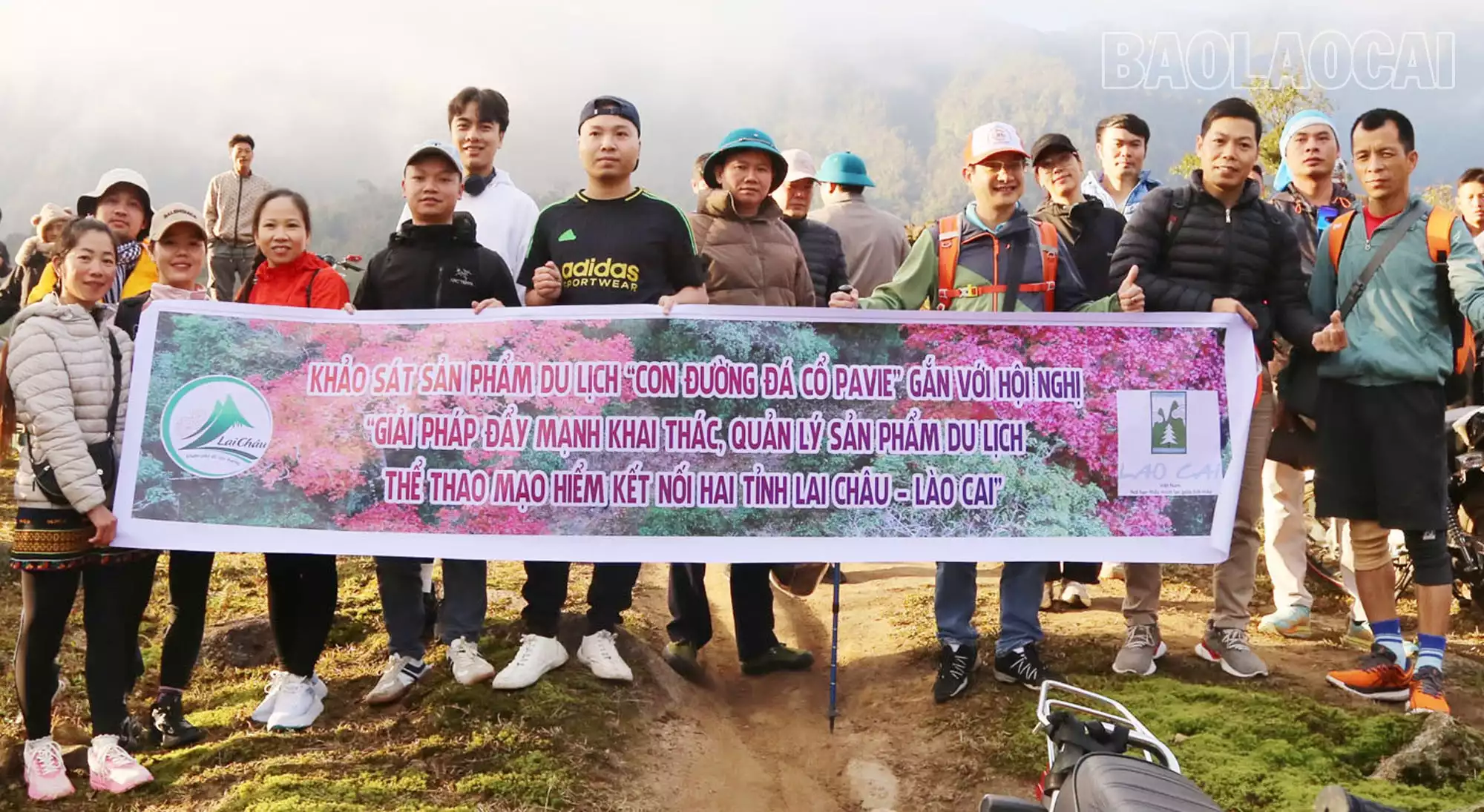 Tổ chức khảo sát sản phẩm du lịch “Con đường đá cổ Pavi” gắn với hội nghị giải pháp đẩy mạnh khai thác du lịch thể thao mạo hiểm kết nối Lai Châu – Lào Cai