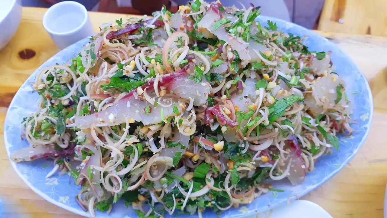 Đặc sản gỏi cá dân tộc Thái Lai Châu