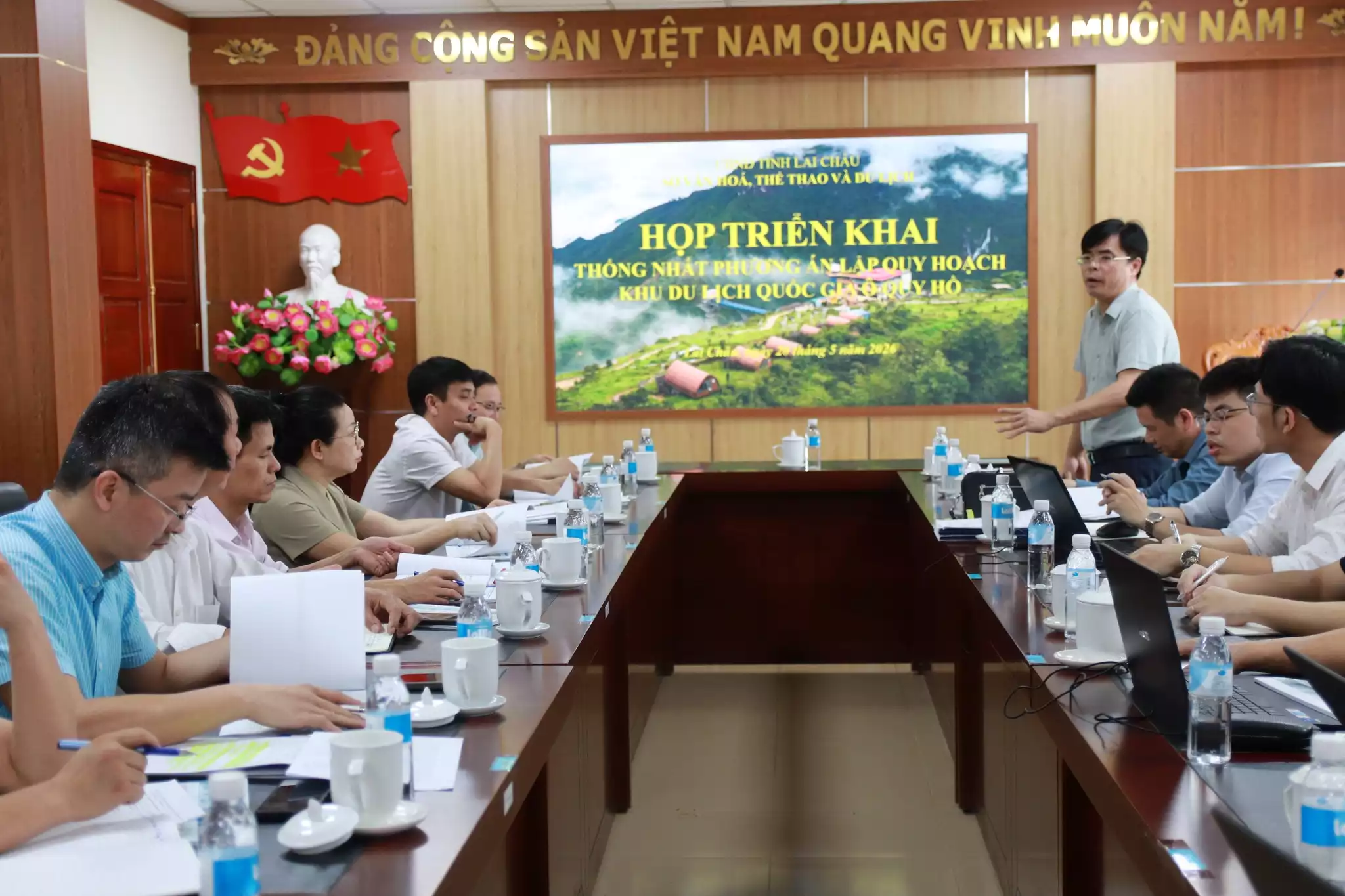 HỌP THỐNG NHẤT PHƯƠNG ÁN LẬP QUY HOẠCH KHU DU LỊCH QUỐC GIA Ô QUY HỒ, TỈNH LAI CHÂU