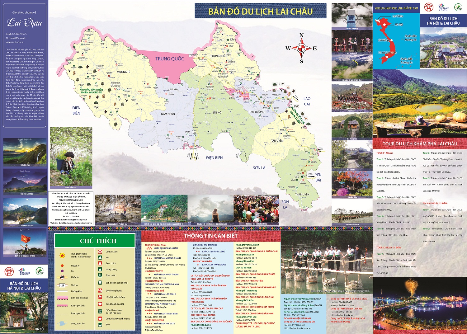 Bản đồ du lịch Lai Châu