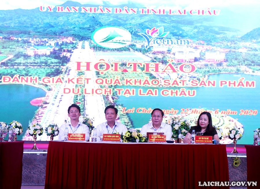 Hội thảo Đánh giá kết quả kháo sát sản phẩm du lịch tại tỉnh Lai Châu